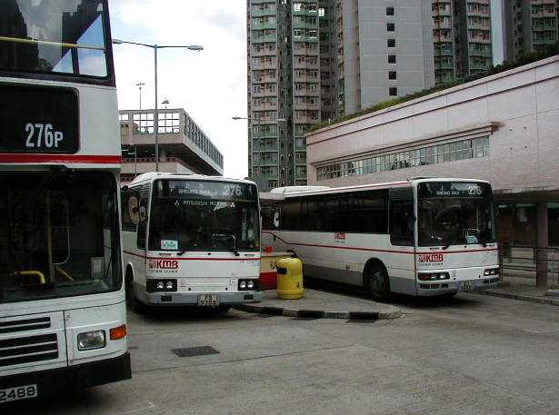 KMB Mitsubishi FUSO MK117J Kureha AM168 & Olympian 3AV36